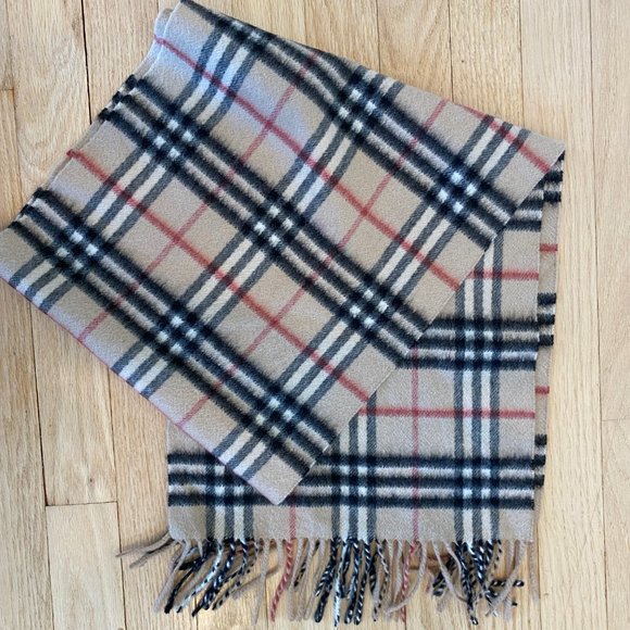 Authentic 100% Cashmere Burberry Scarf - Picture 3 of 4
